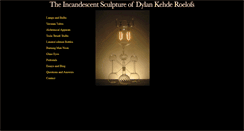 Desktop Screenshot of incandescentsculpture.com