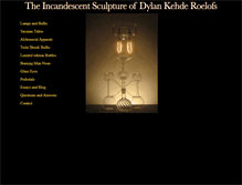 Tablet Screenshot of incandescentsculpture.com
